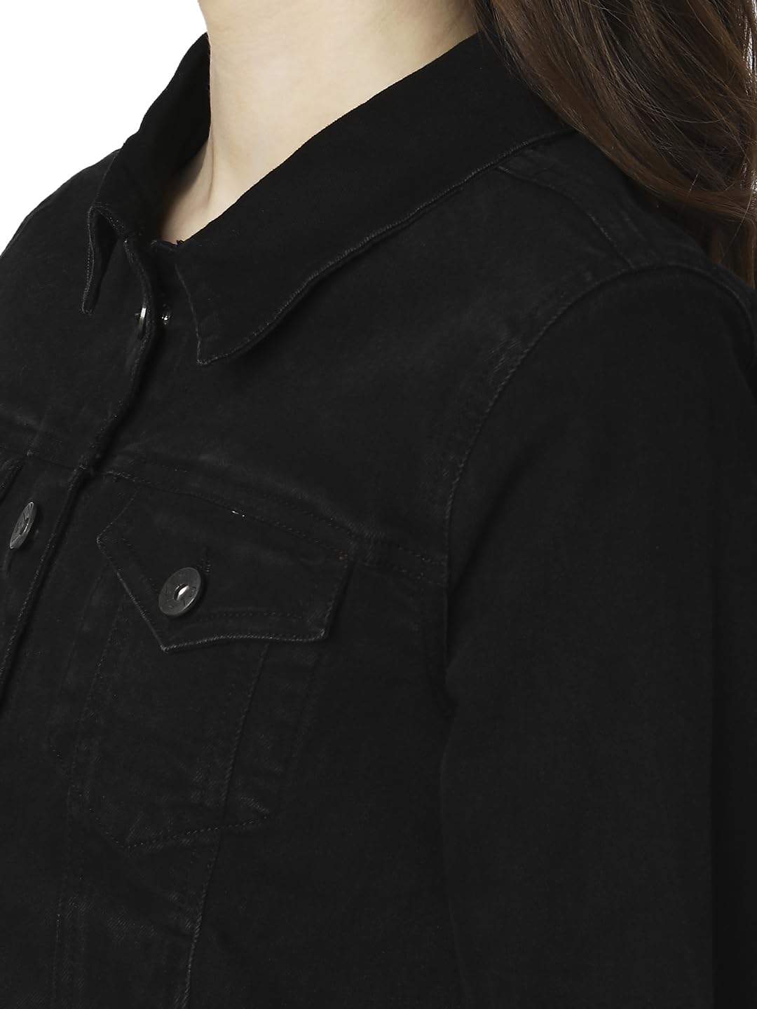 Women's Cotton Blend Regular Fit Jacket - Image 8