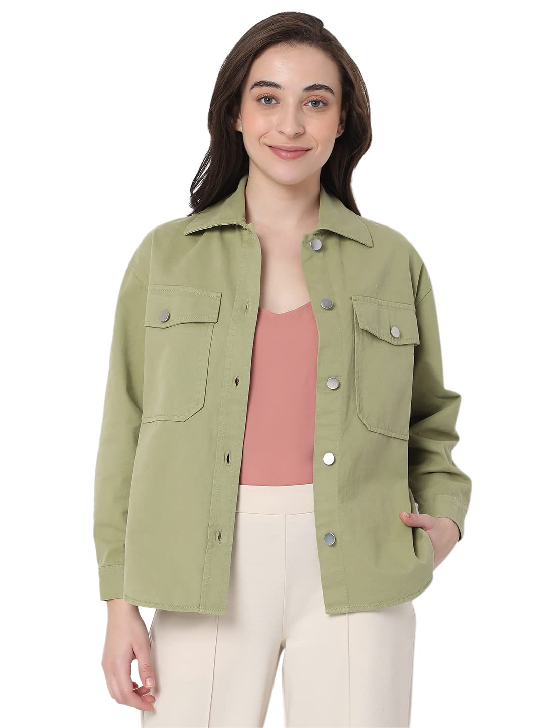 Women's Cotton Regular Fit Jacket