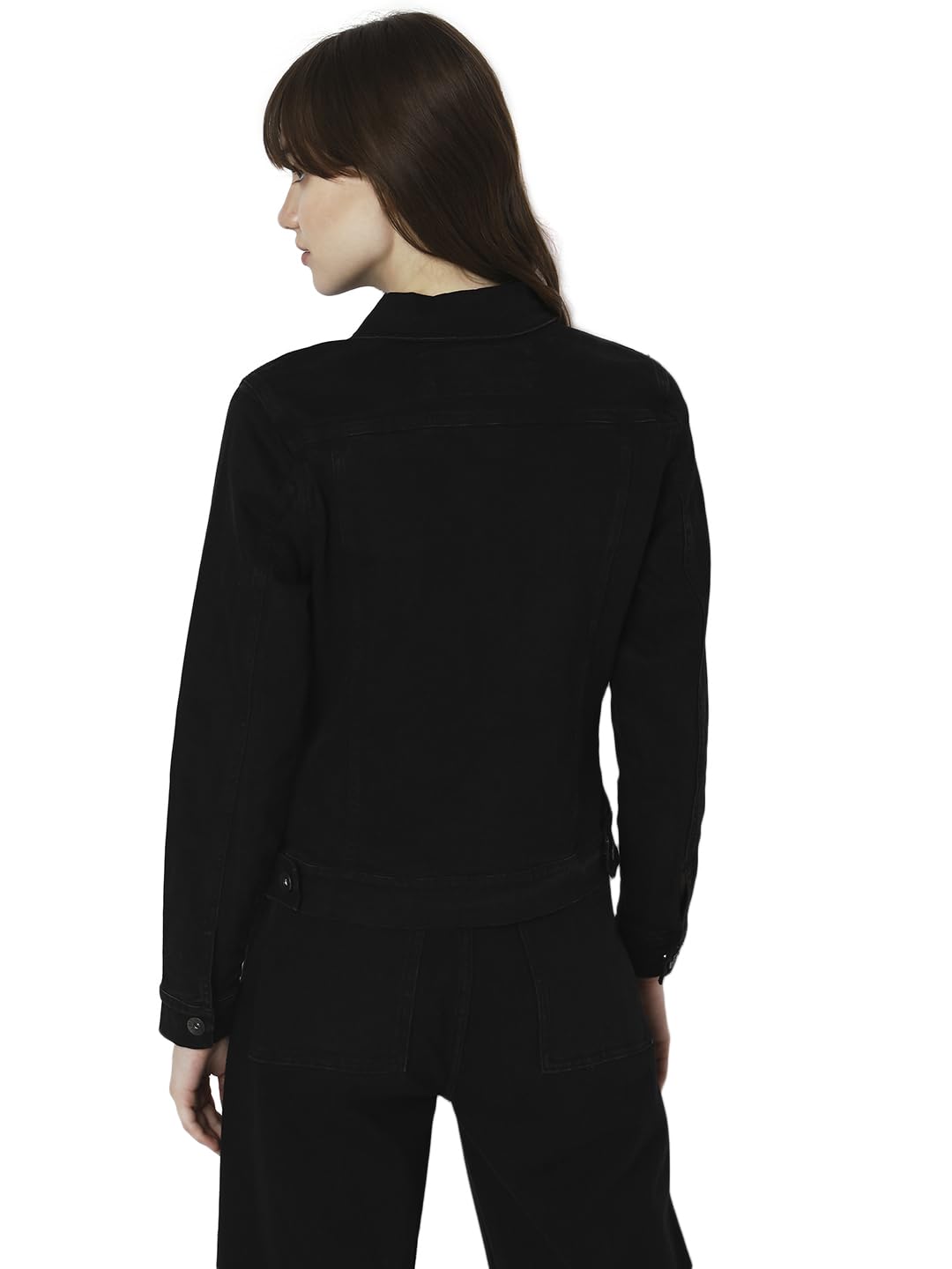 Women's Cotton Blend Regular Fit Jacket - Image 4