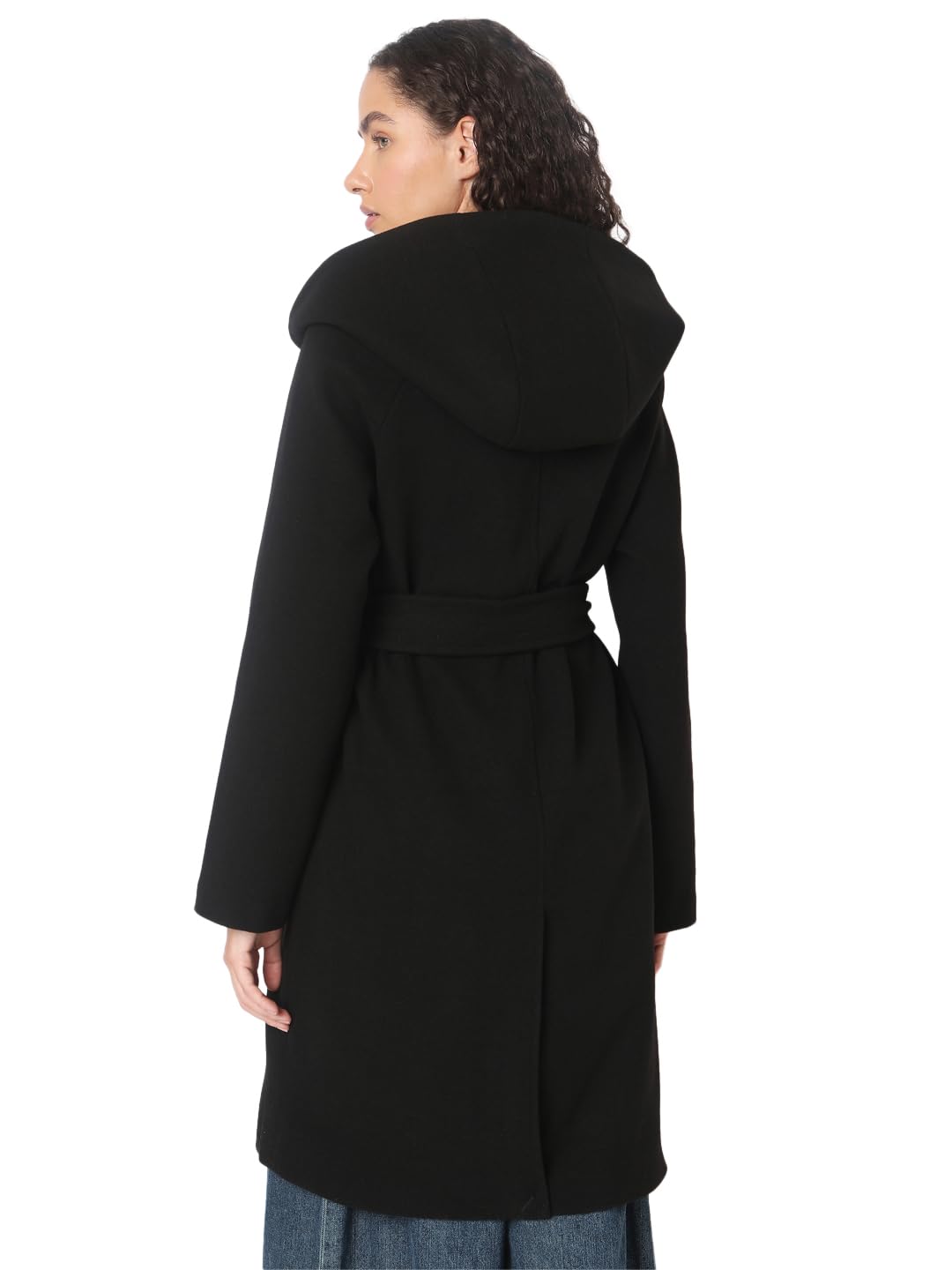 Polyester Women's Standard Length A-Line Coat - Image 4