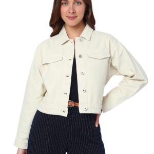 Denim Cotton Regular Fit Women's Jacket