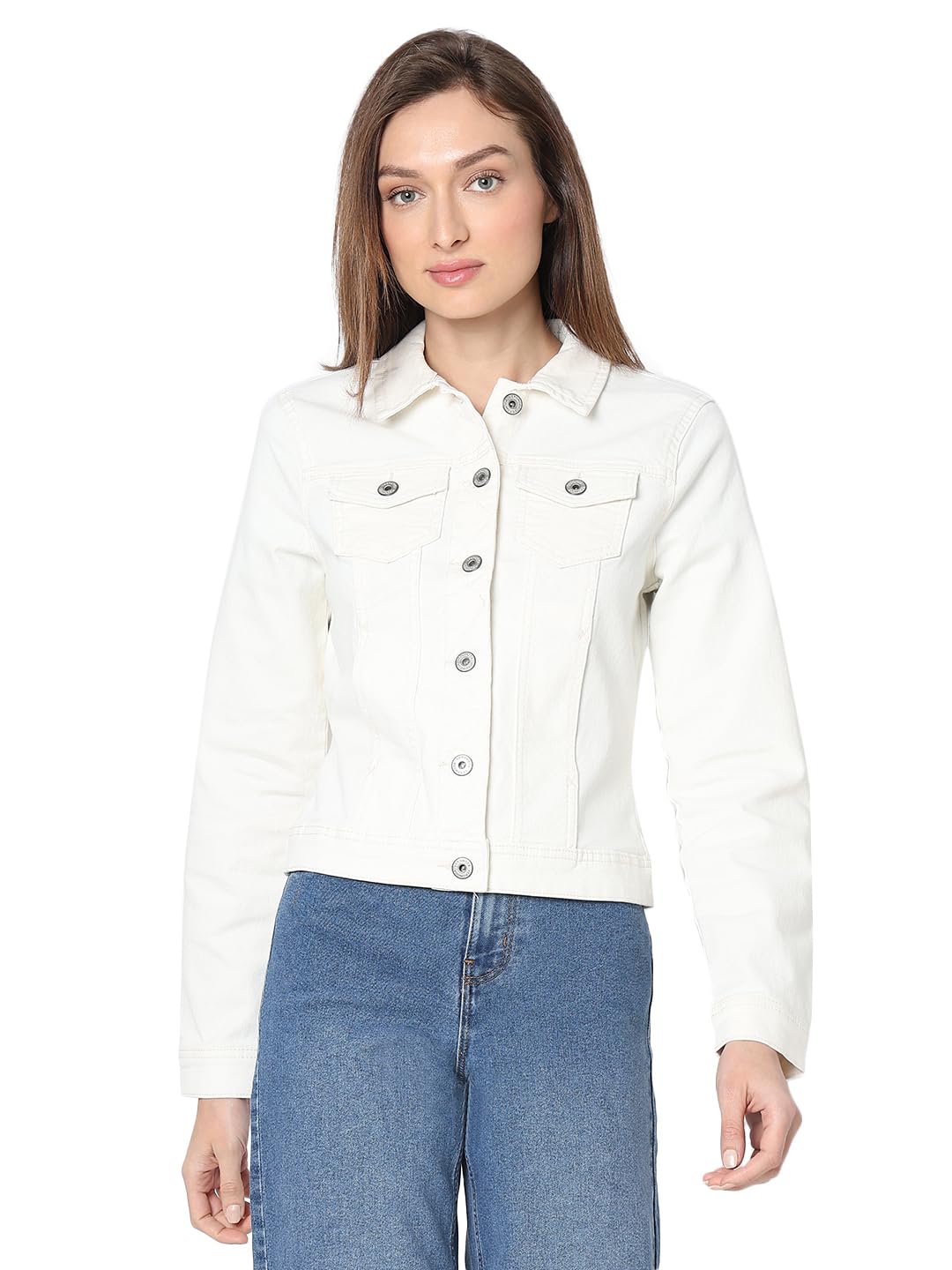 Women's Cotton Blend Standard Length Jacket