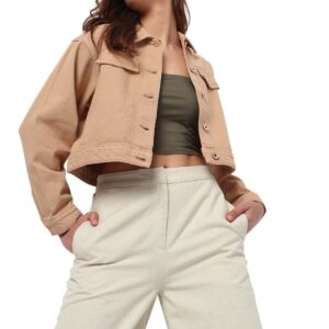 Denim Cotton Regular Fit Women's Casual Jacket