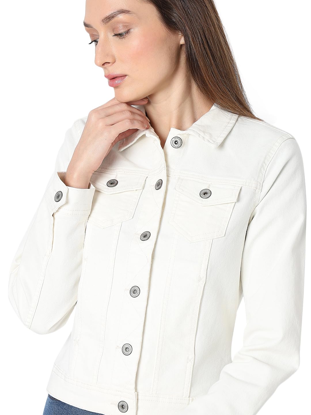 Women's Cotton Blend Standard Length Jacket - Image 6