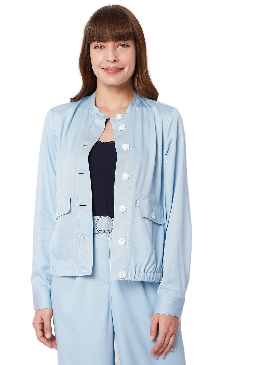 Women's Viscose Blend Regular Fit Jacket - Image 2