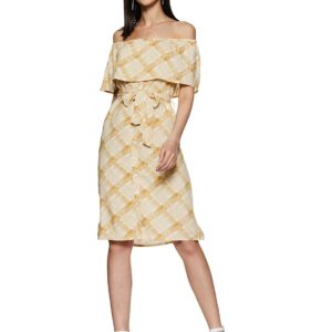 Women's Strapless Knee-Long Dress