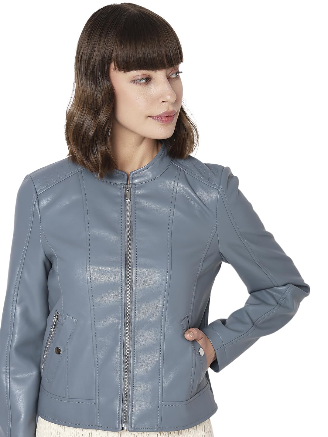 Polyester Women's Standard Length Jacket - Image 6