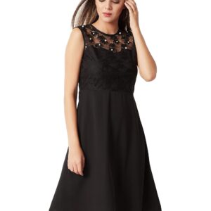 Georgette Women's Solid Round Neck Full Sleeves Hooded Boxy Crop Sweatshirt