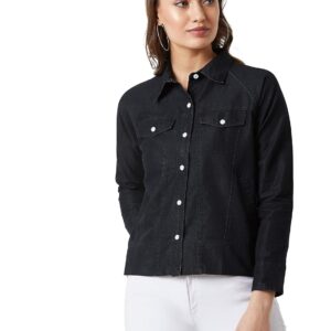 Women's Denim Blouson Regular Fit Jacket