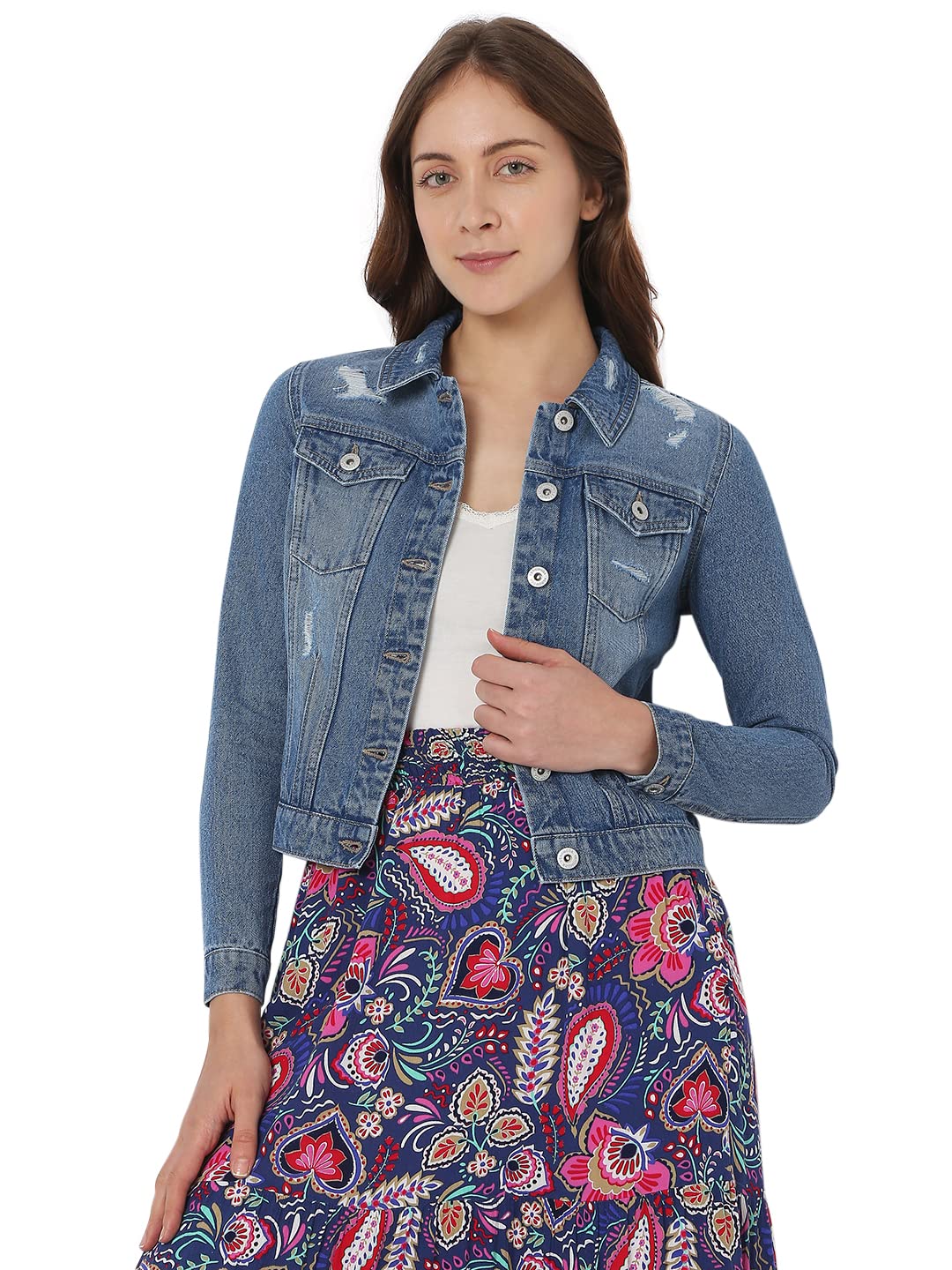 Women's Cotton Stylised Jacket