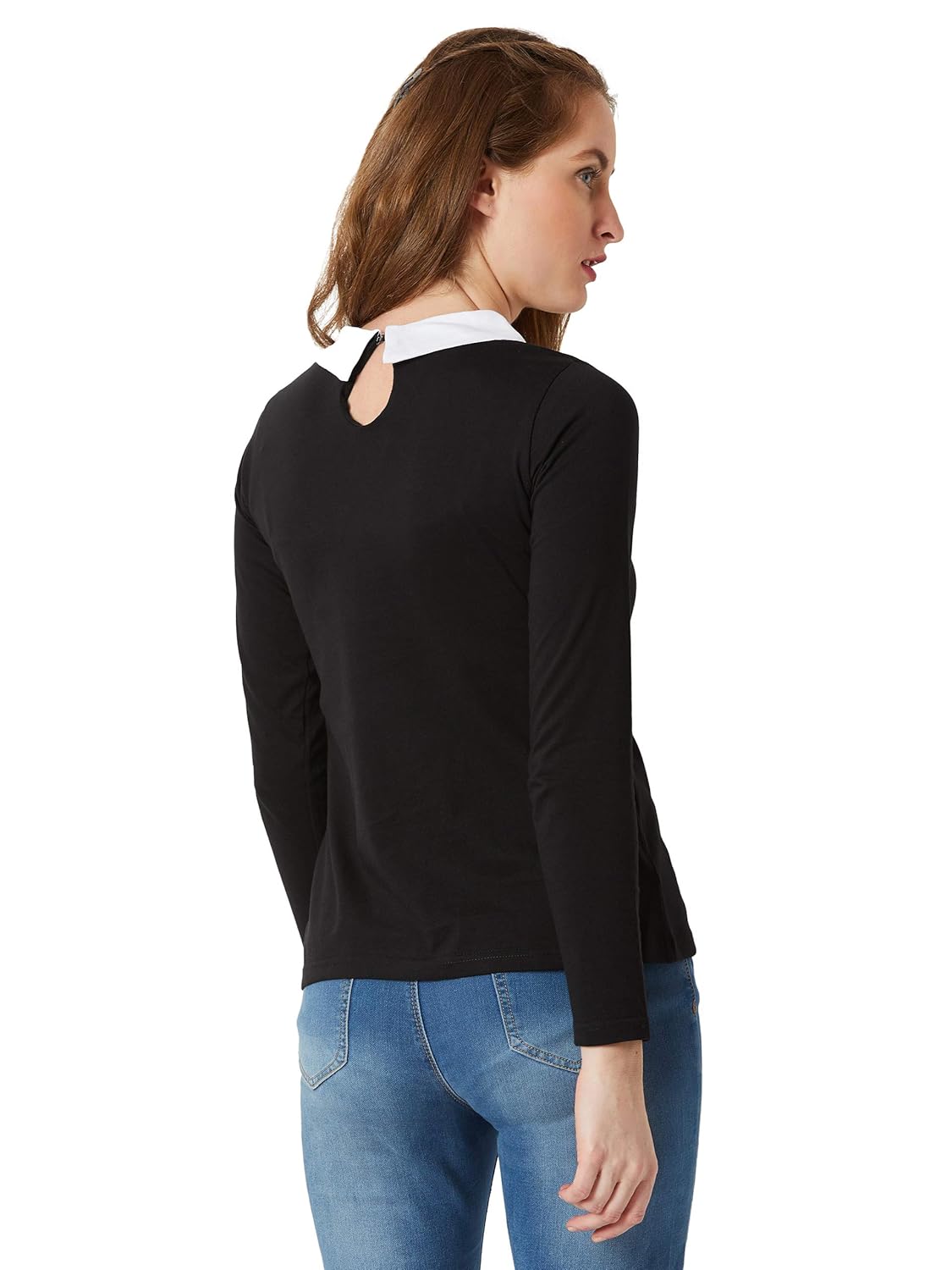 Women's Cotton Full Sleeve Collared Regular Fit Top - Image 11