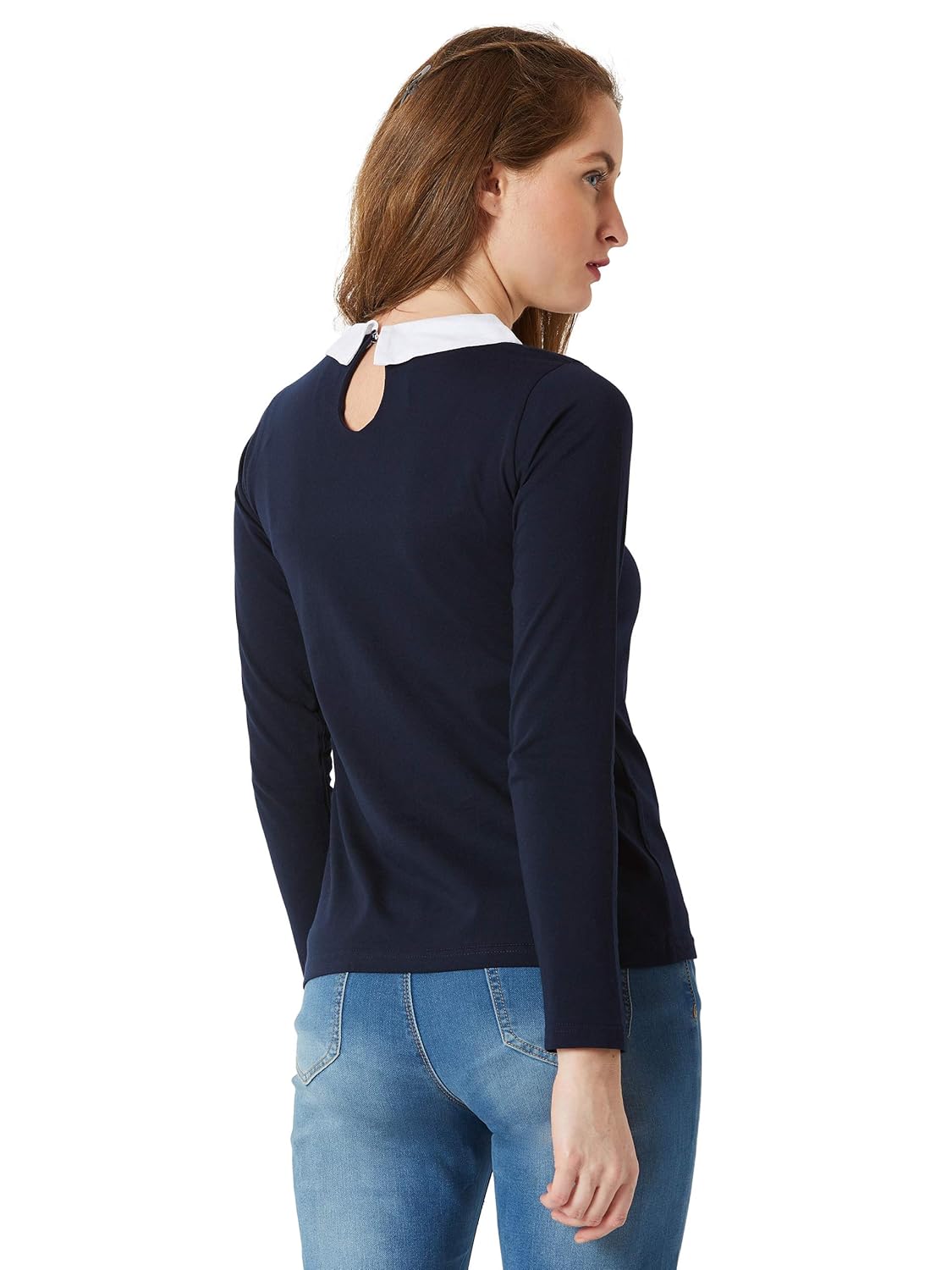 Women's Cotton Full Sleeve Collared Regular Fit Top - Image 5