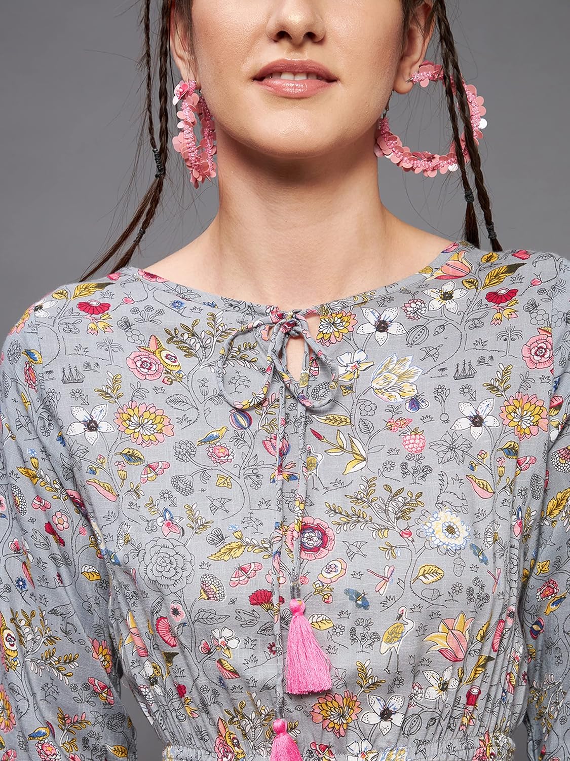 Women's Floral Relaxed Fit Top - Image 16