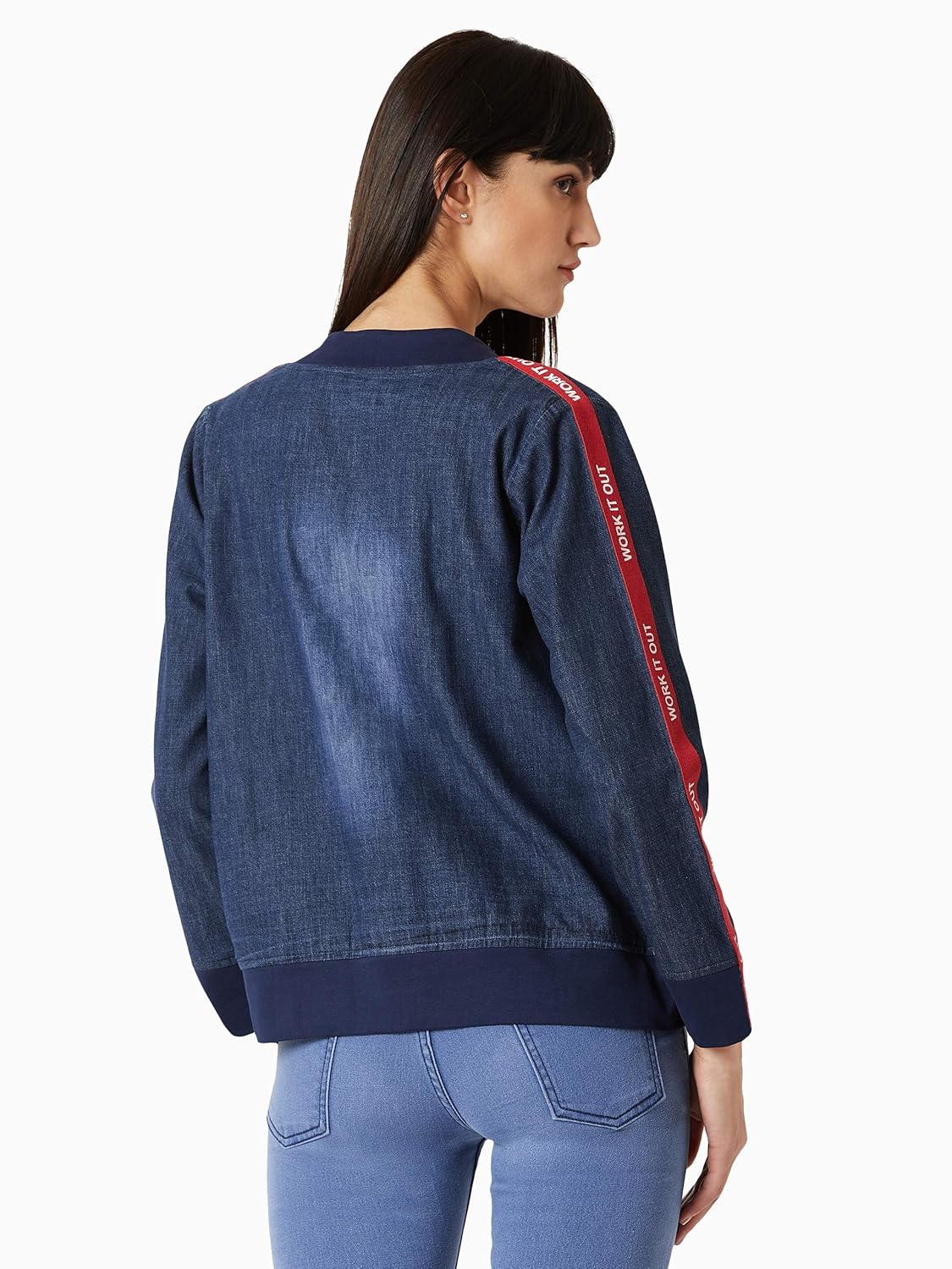 Women's Denim Regular Fit Jacket - Image 4