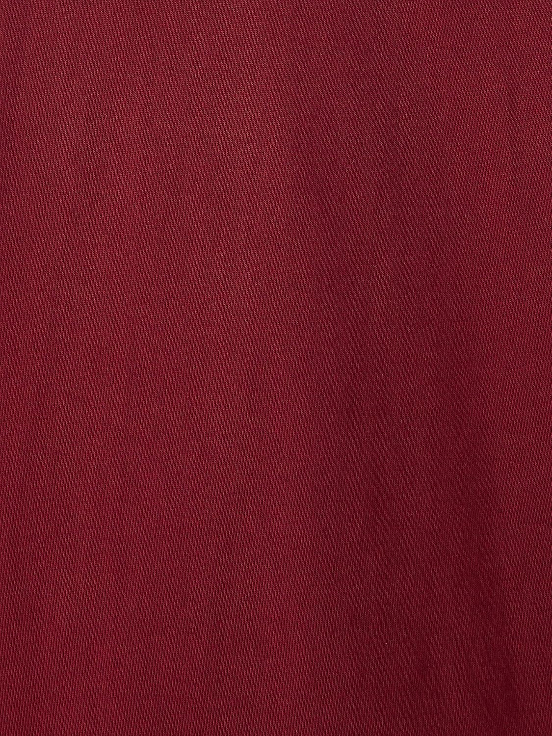 Women's Round Neck Full Sleeves Cotton Solid Hooded Knee-Long T-Shirt Dress - Image 7