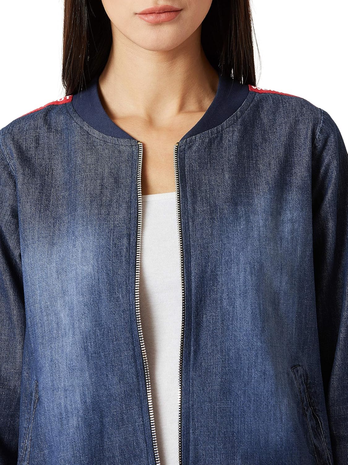 Women's Denim Regular Fit Jacket - Image 5